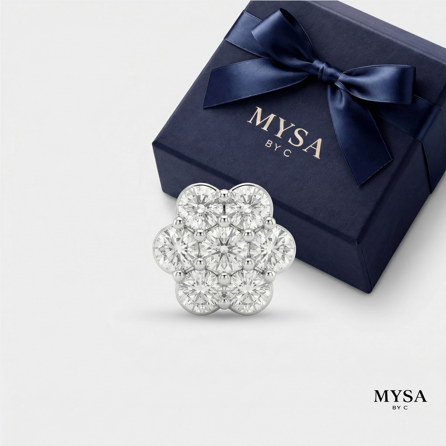 Bloom Moissanite Studs