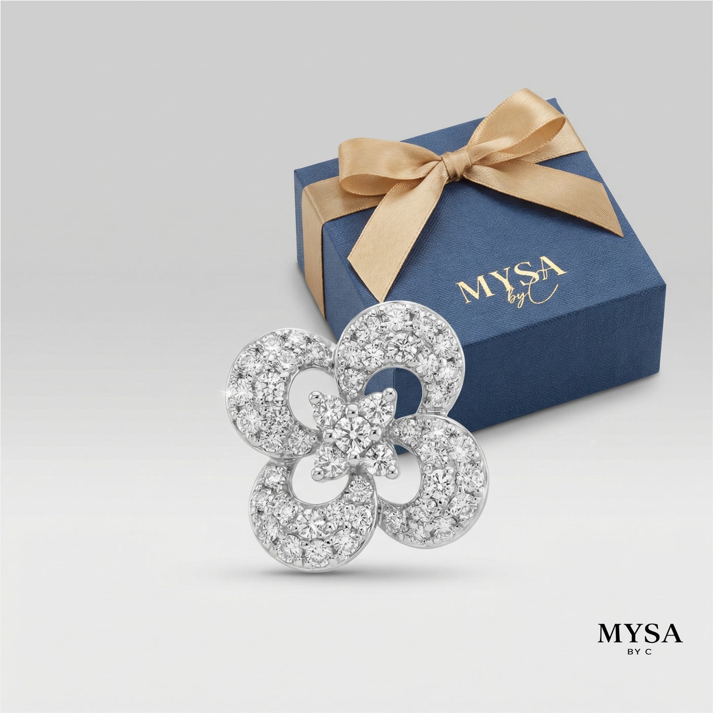 MYSA Clover Bloom Stud Earrings