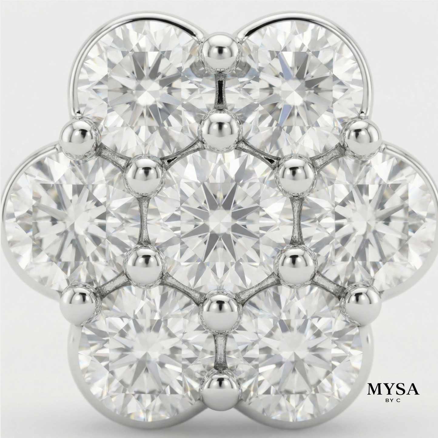 Bloom Moissanite Studs