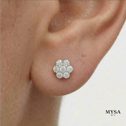 Bloom Moissanite Studs