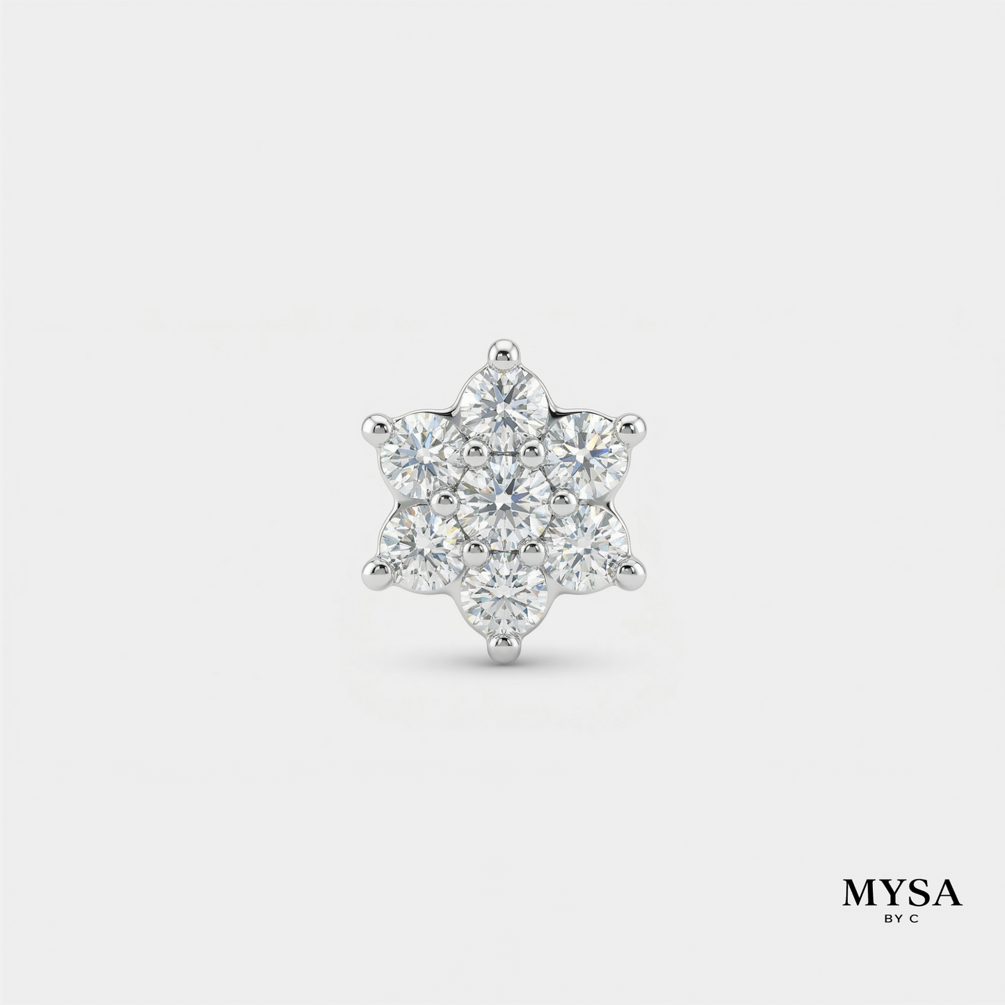Blossom Moissanite Studs