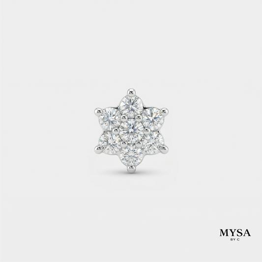 Blossom Moissanite Studs