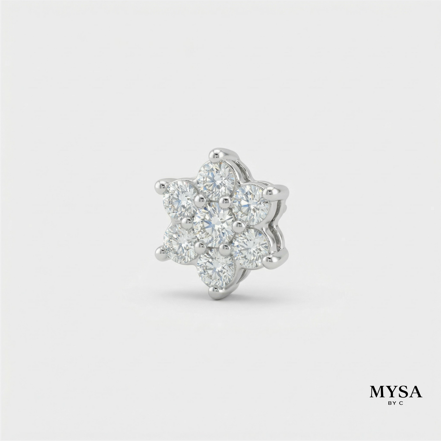 Blossom Moissanite Studs