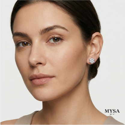 Blossom Moissanite Studs