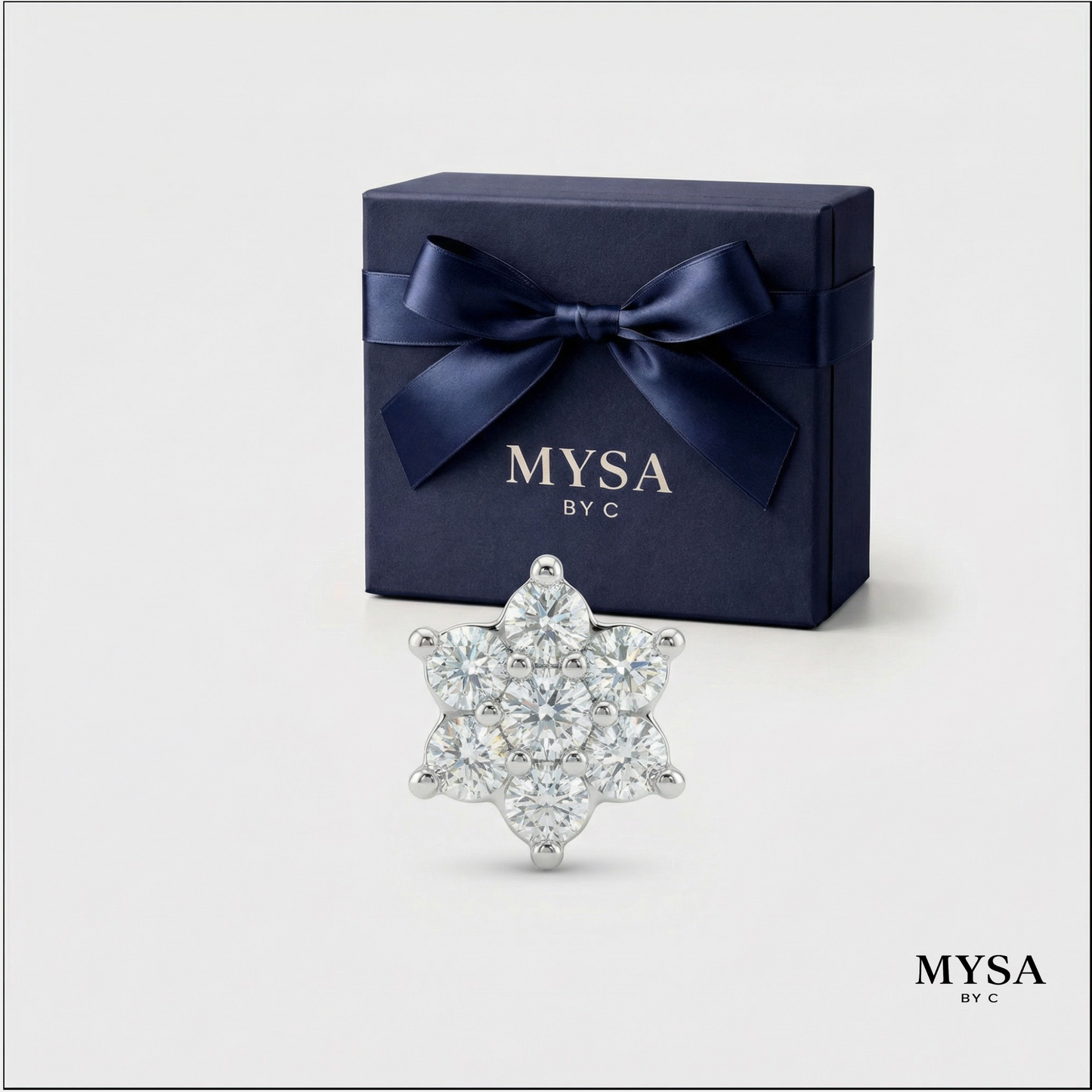 Blossom Moissanite Studs