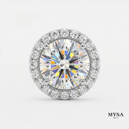 Luna Moissanite Studs