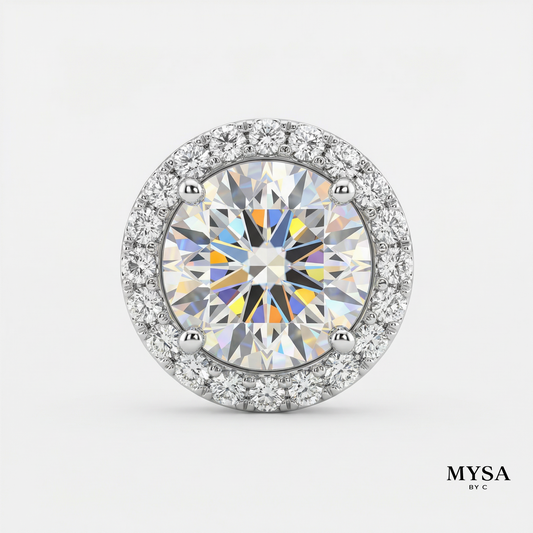 Luna Moissanite Studs