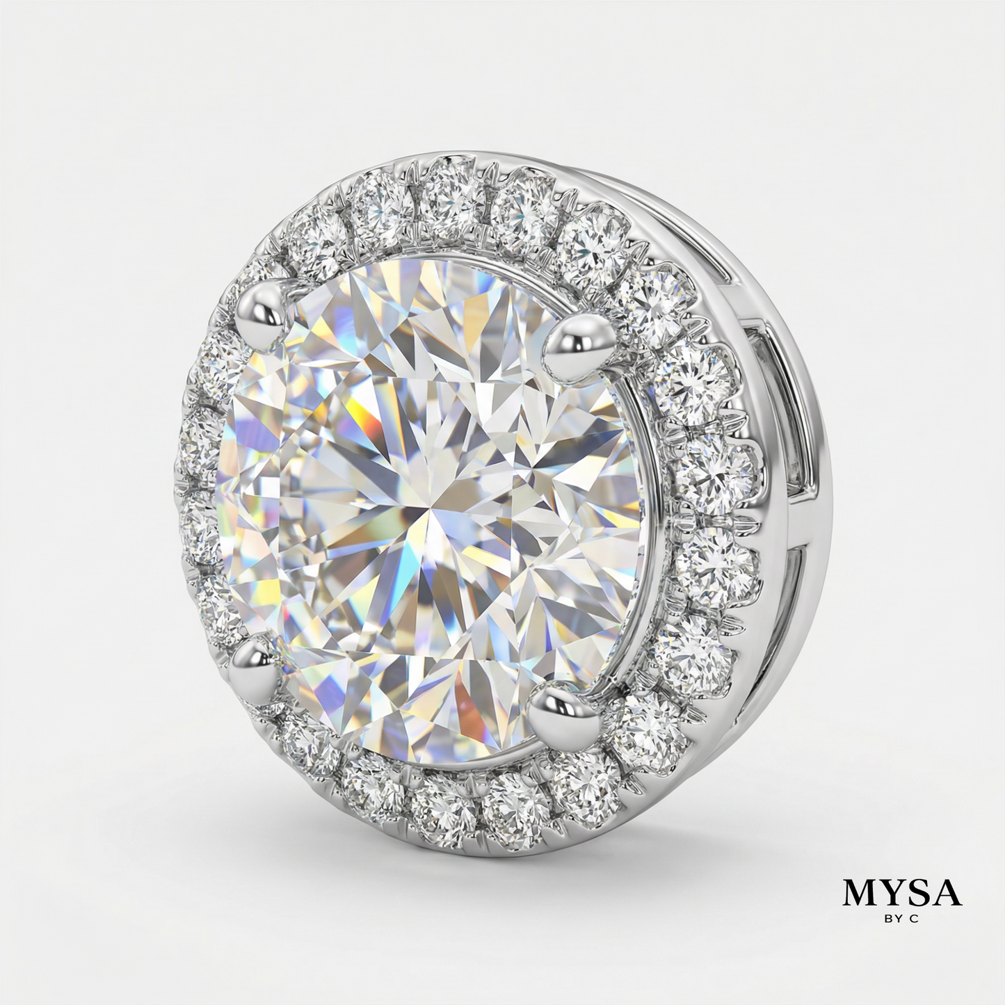 Luna Moissanite Studs