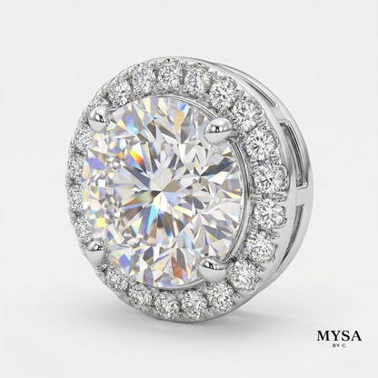 Luna Moissanite Studs