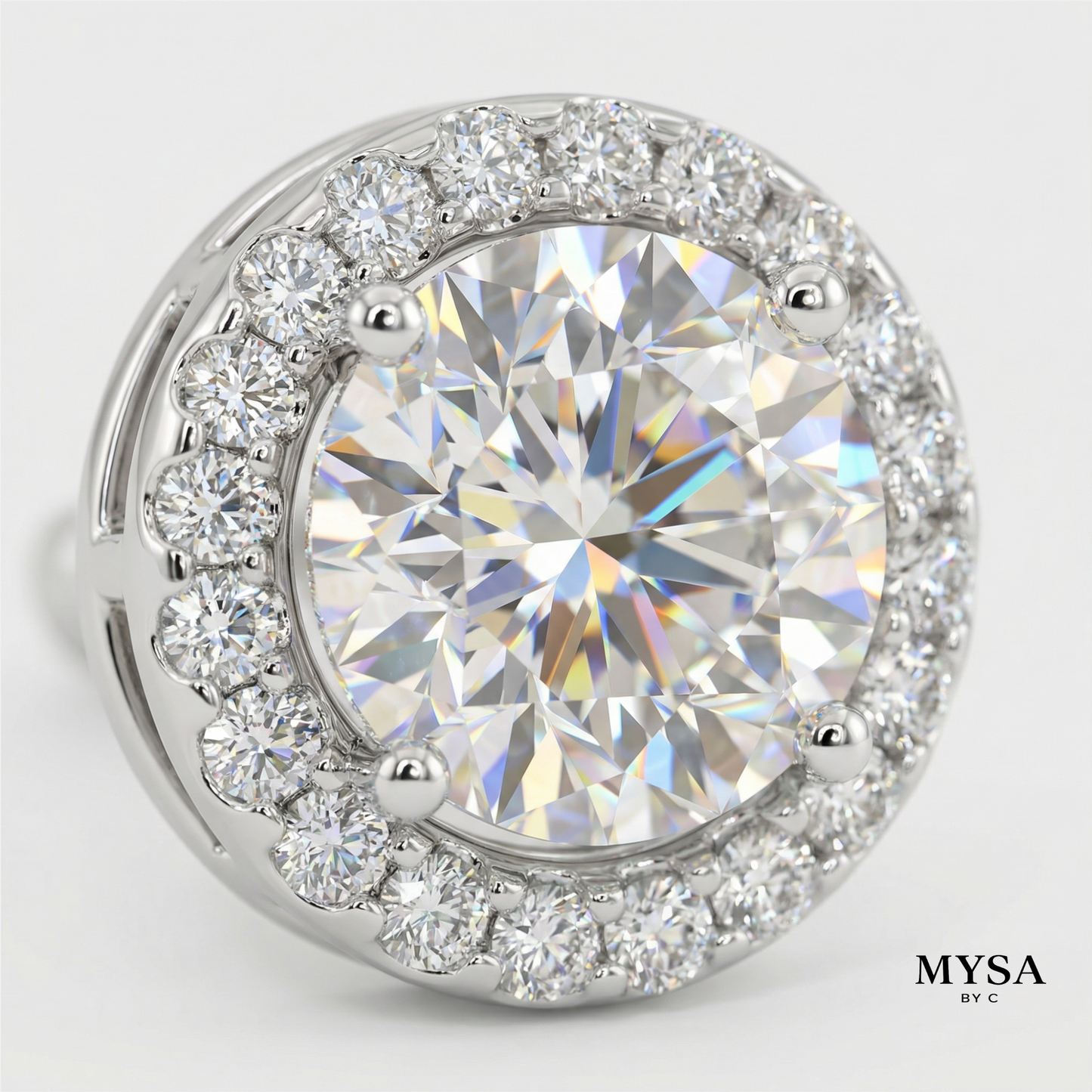 Luna Moissanite Studs