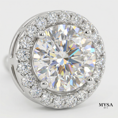 Luna Moissanite Studs