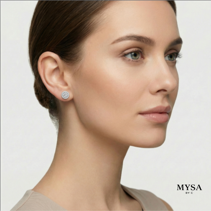 Luna Moissanite Studs
