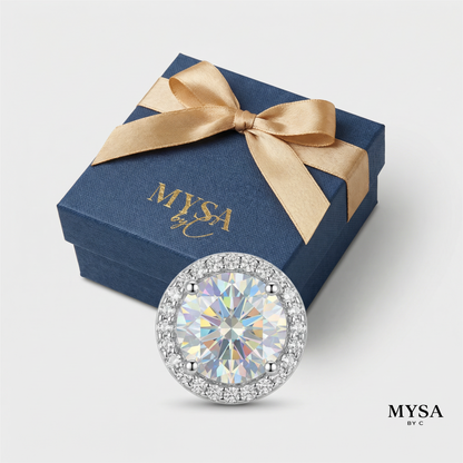 Luna Moissanite Studs