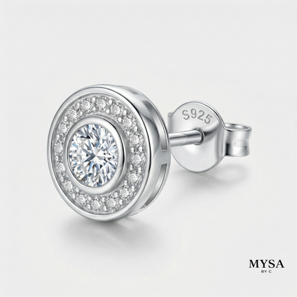 Orbit Moissanite Studs