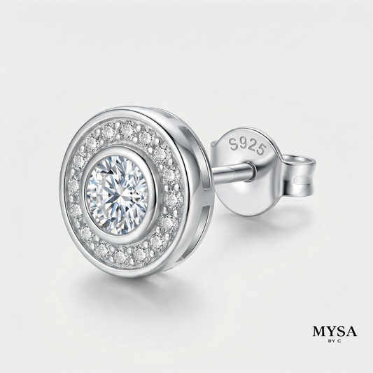 Orbit Moissanite Studs