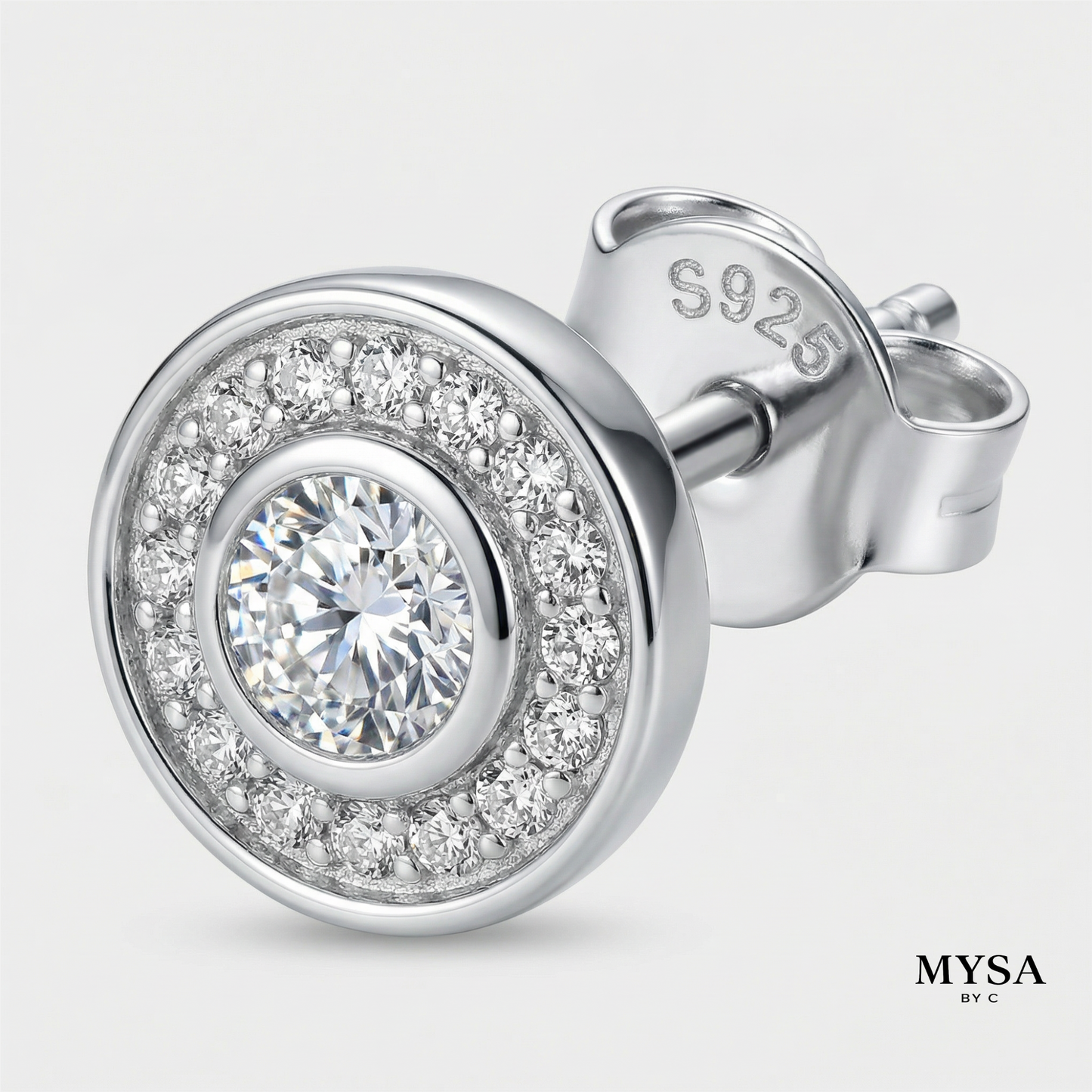 Orbit Moissanite Studs