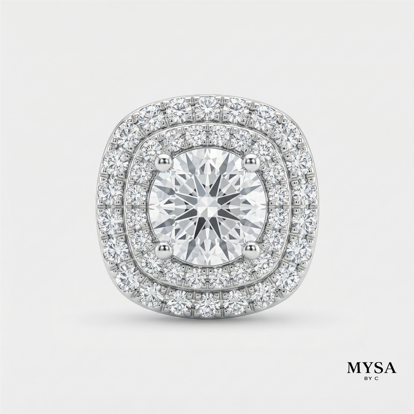 Pavé Moissanite Studs