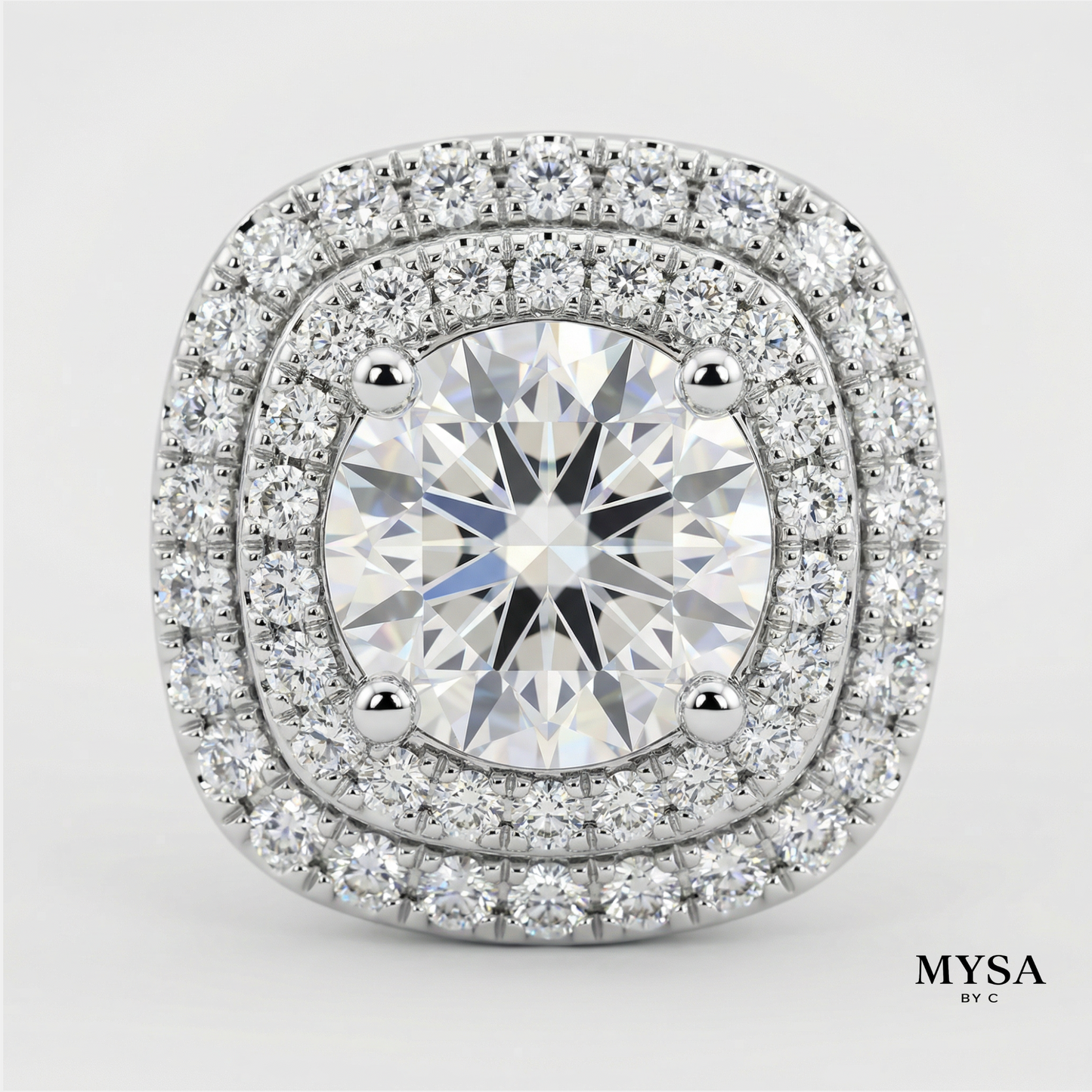 Pavé Moissanite Studs