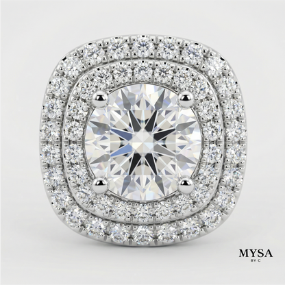 Pavé Moissanite Studs