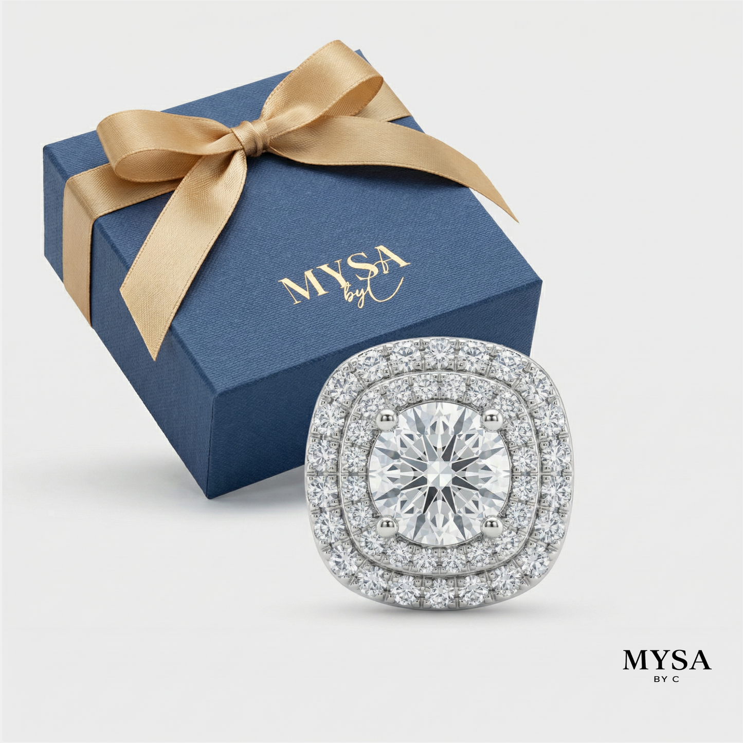 Pavé Moissanite Studs