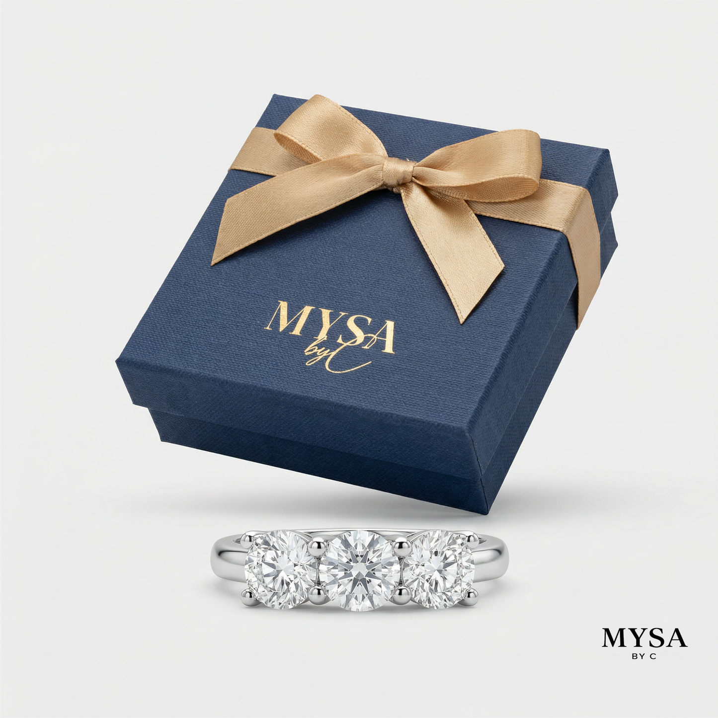 Trio Zircon Stud Earrings