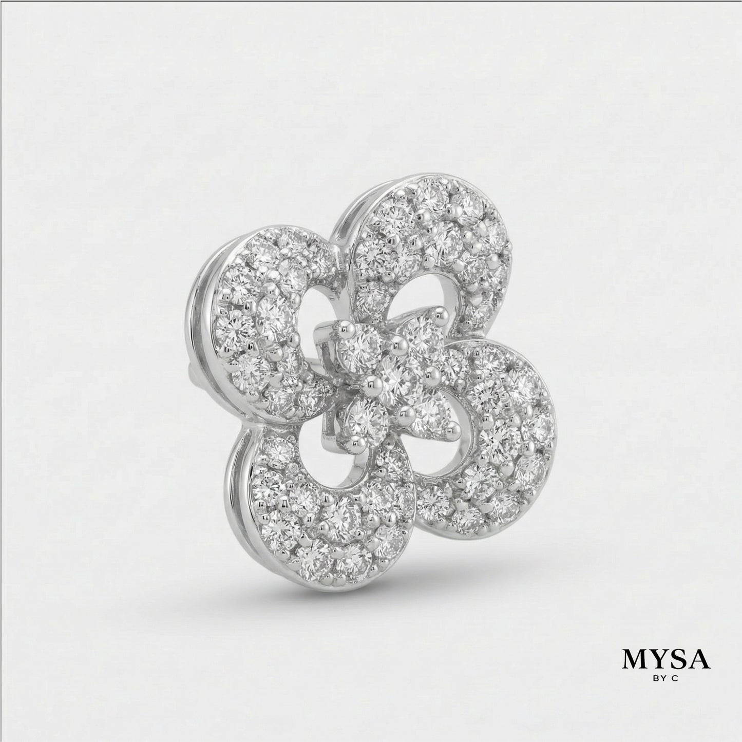 MYSA Clover Bloom Stud Earrings