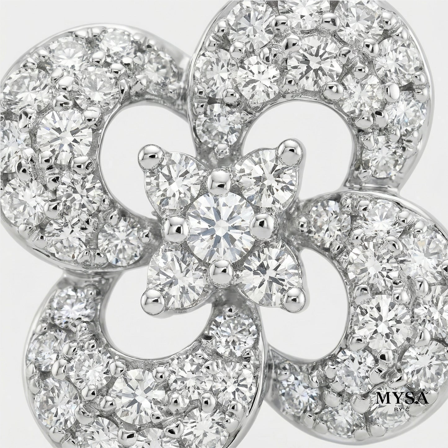MYSA Clover Bloom Stud Earrings