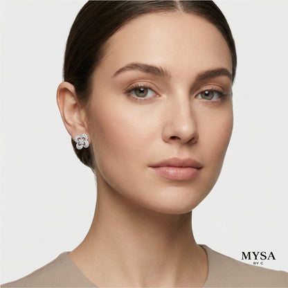 MYSA Clover Bloom Stud Earrings