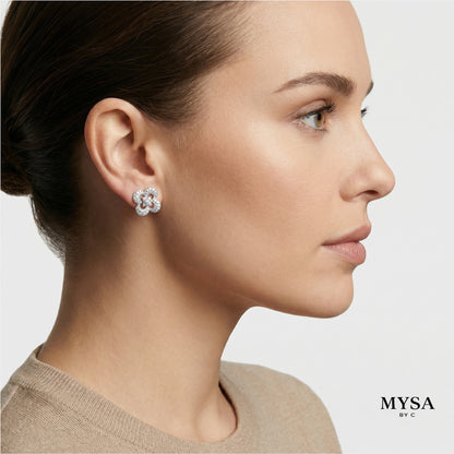MYSA Clover Bloom Stud Earrings
