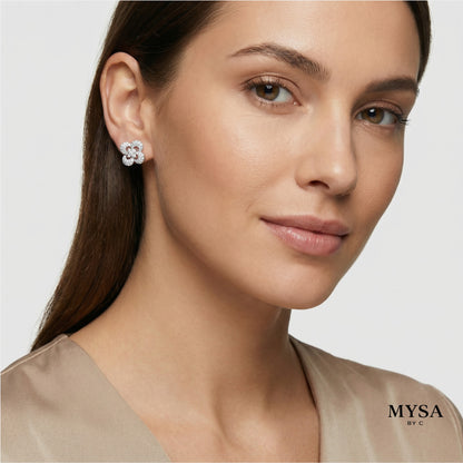 MYSA Clover Bloom Stud Earrings