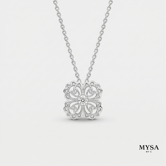 Petal Bloom Moissanite Necklace