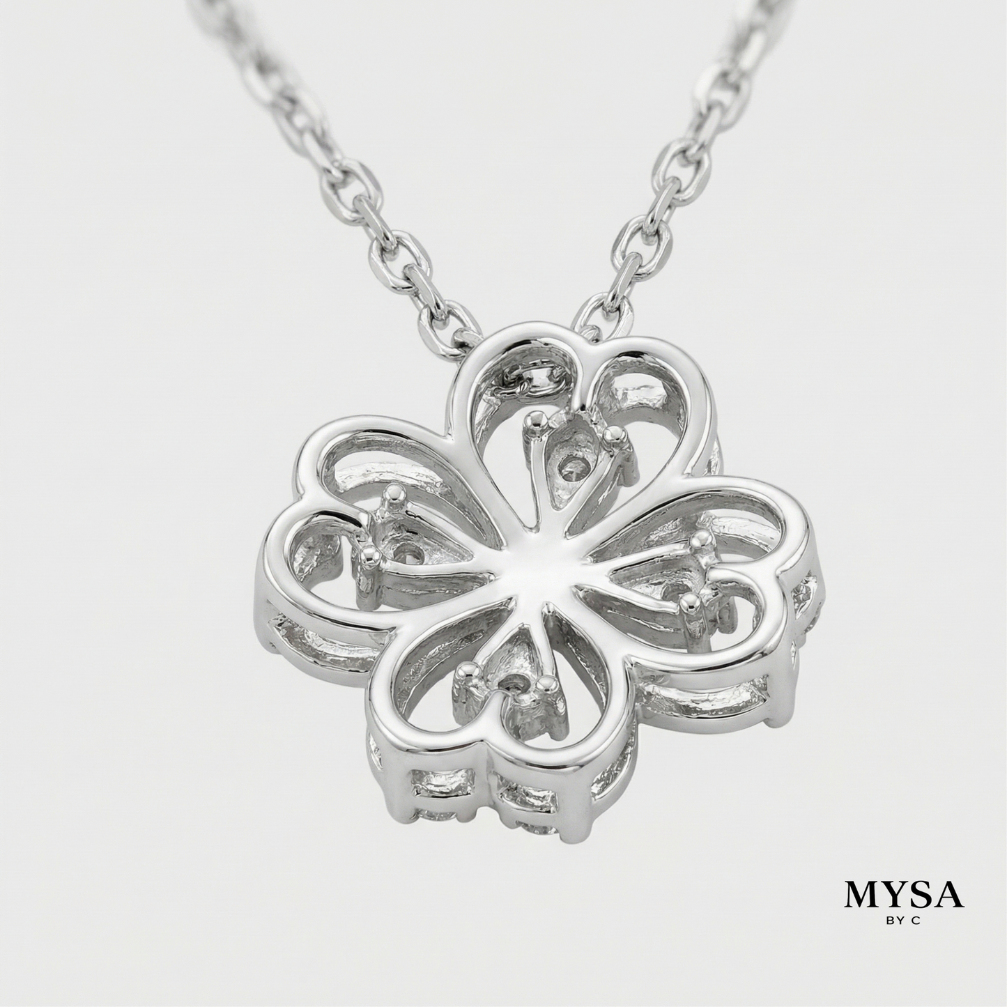 Petal Bloom Moissanite Necklace