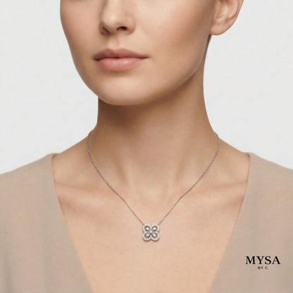Petal Bloom Moissanite Necklace