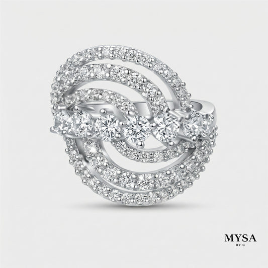 MYSA Aurora Wave Ring