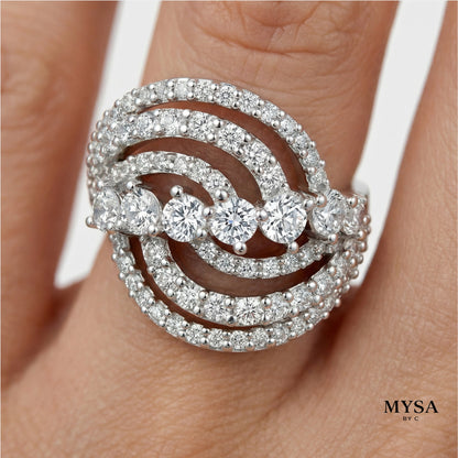 MYSA Aurora Wave Ring
