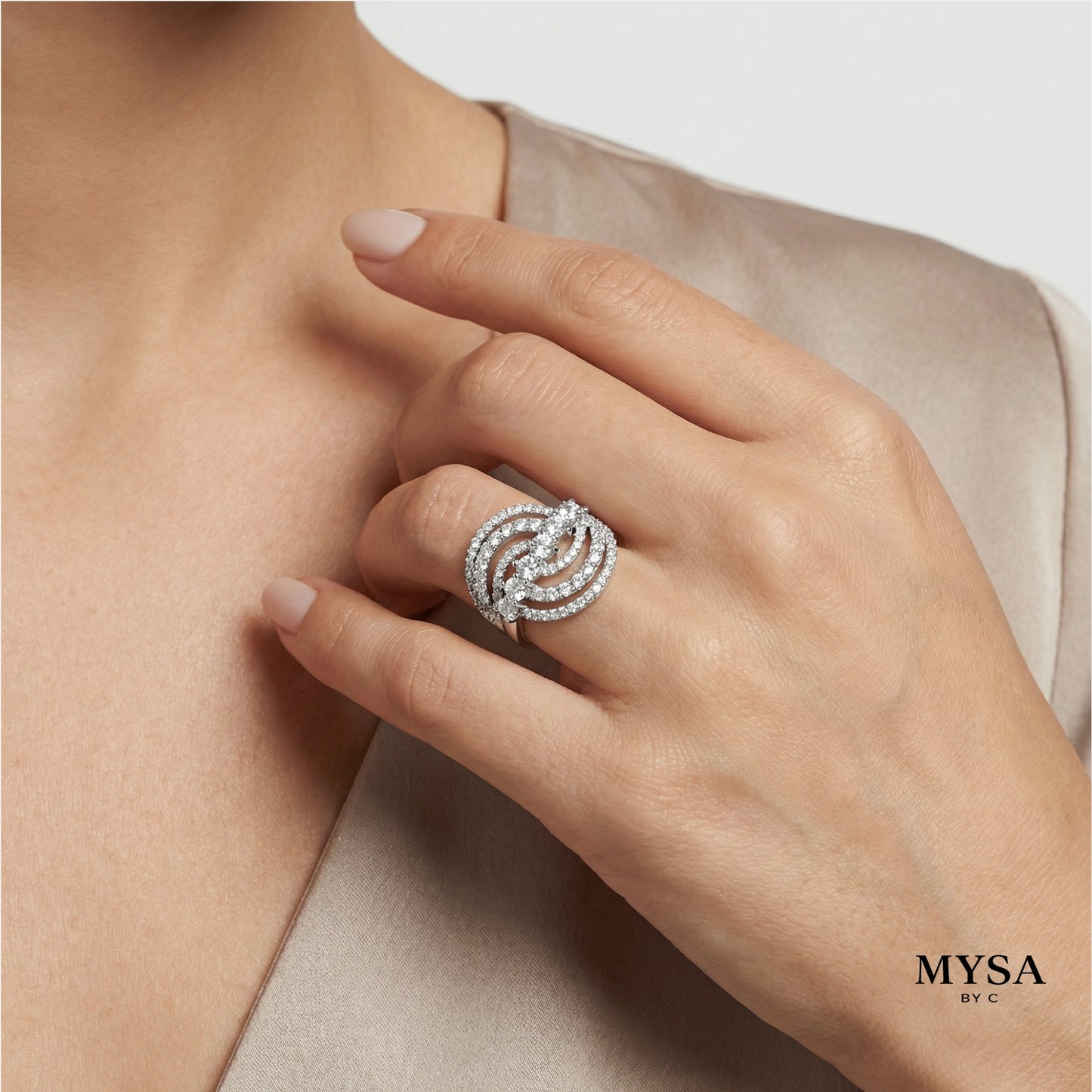 MYSA Aurora Wave Ring